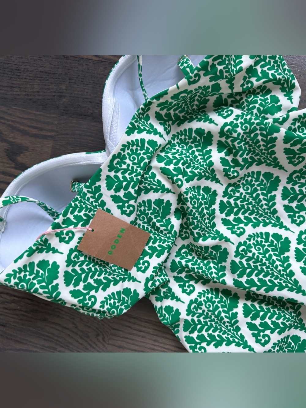 NWT BODEN Andros Twist Front Swimsuit Size 16-18 - Picture 7 of 7